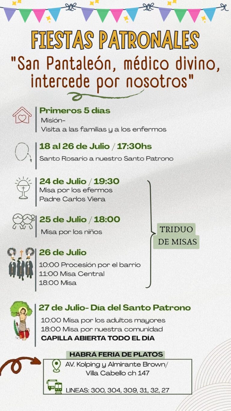 Fiesta Patronal – San Pantaleón